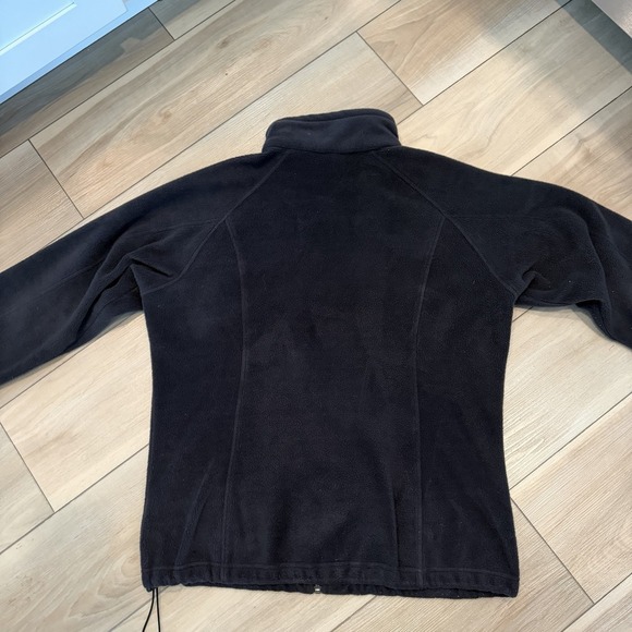 Columbia Full Zip Fleece Jacket Black Size L Women's Soft Warm Outdoor Layer - Picture 6 of 8